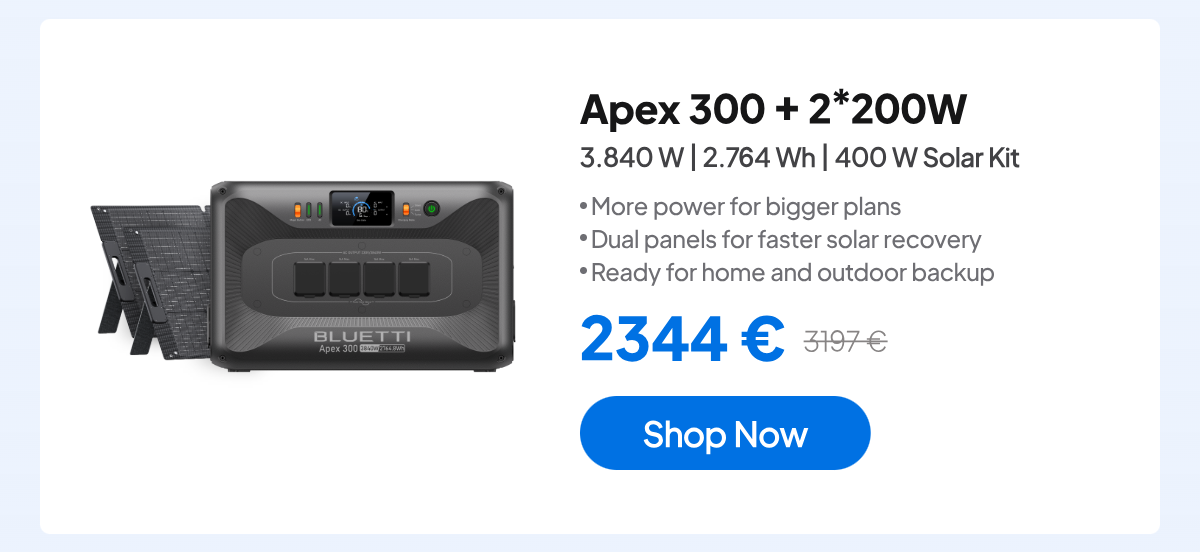 BLUETTI Apex 300+2*200W