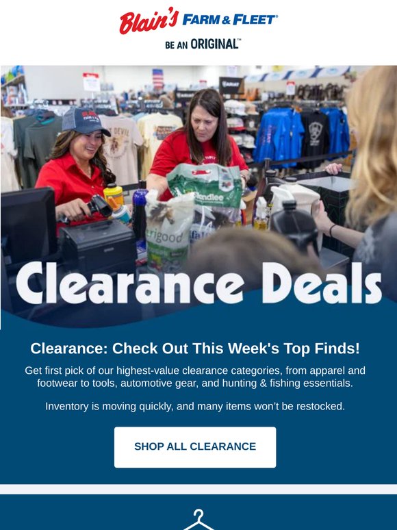 New Clearance Deals Just For You - Shop In-Store or Online