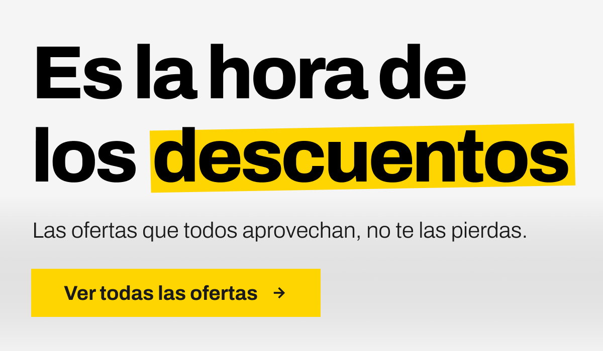 Es la hora de los descuentos botón ver todas las ofertas