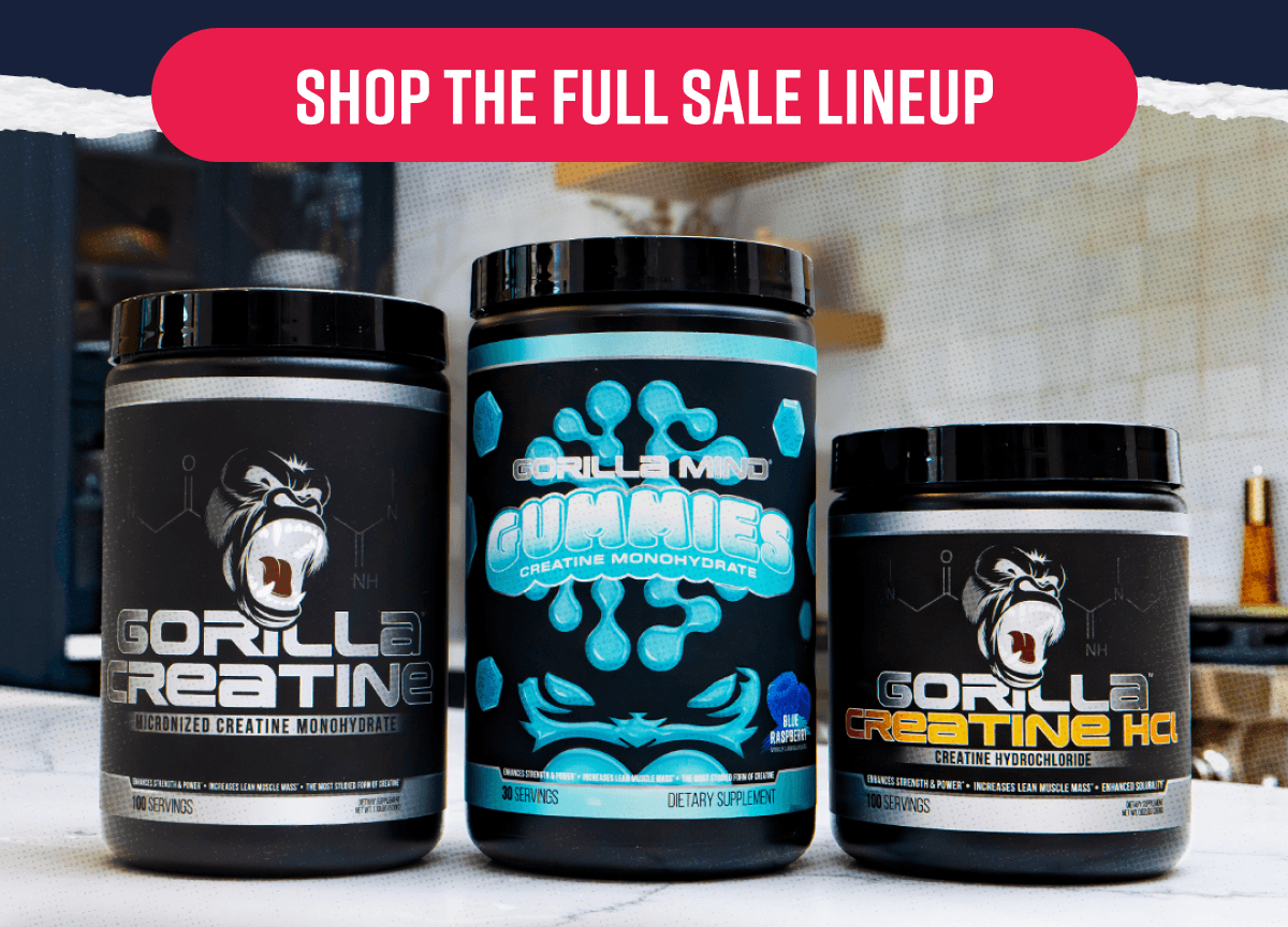 Shop The Full Sale Lineup - Gorilla Mind