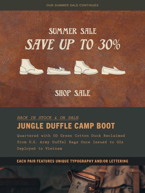Save up to 30% Storewide