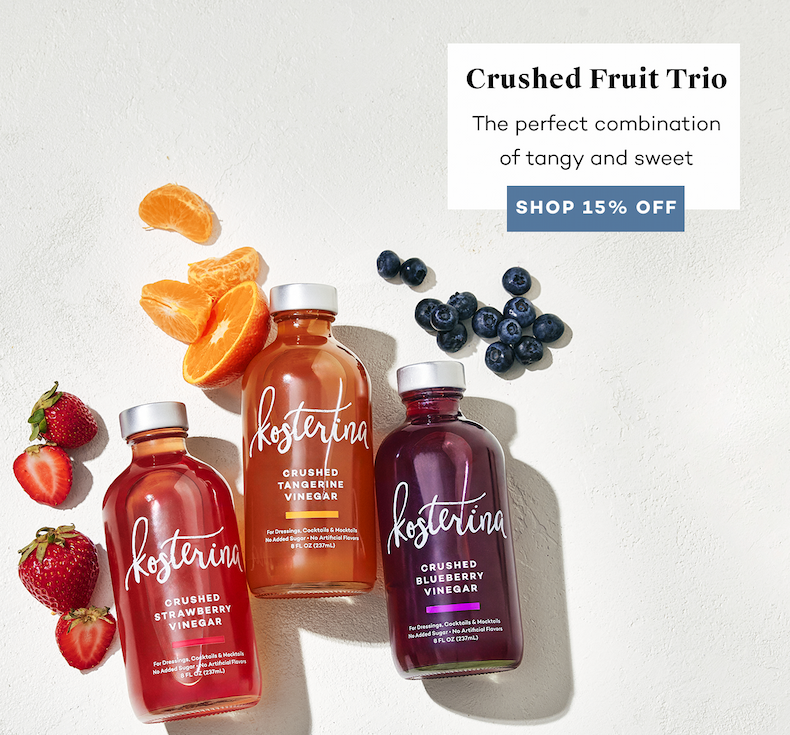 Crushed Fruit Trio | The perfect combination of tangy and sweet. Shop 15% Off