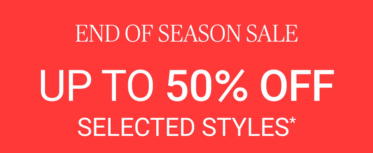 End Of Season Sale