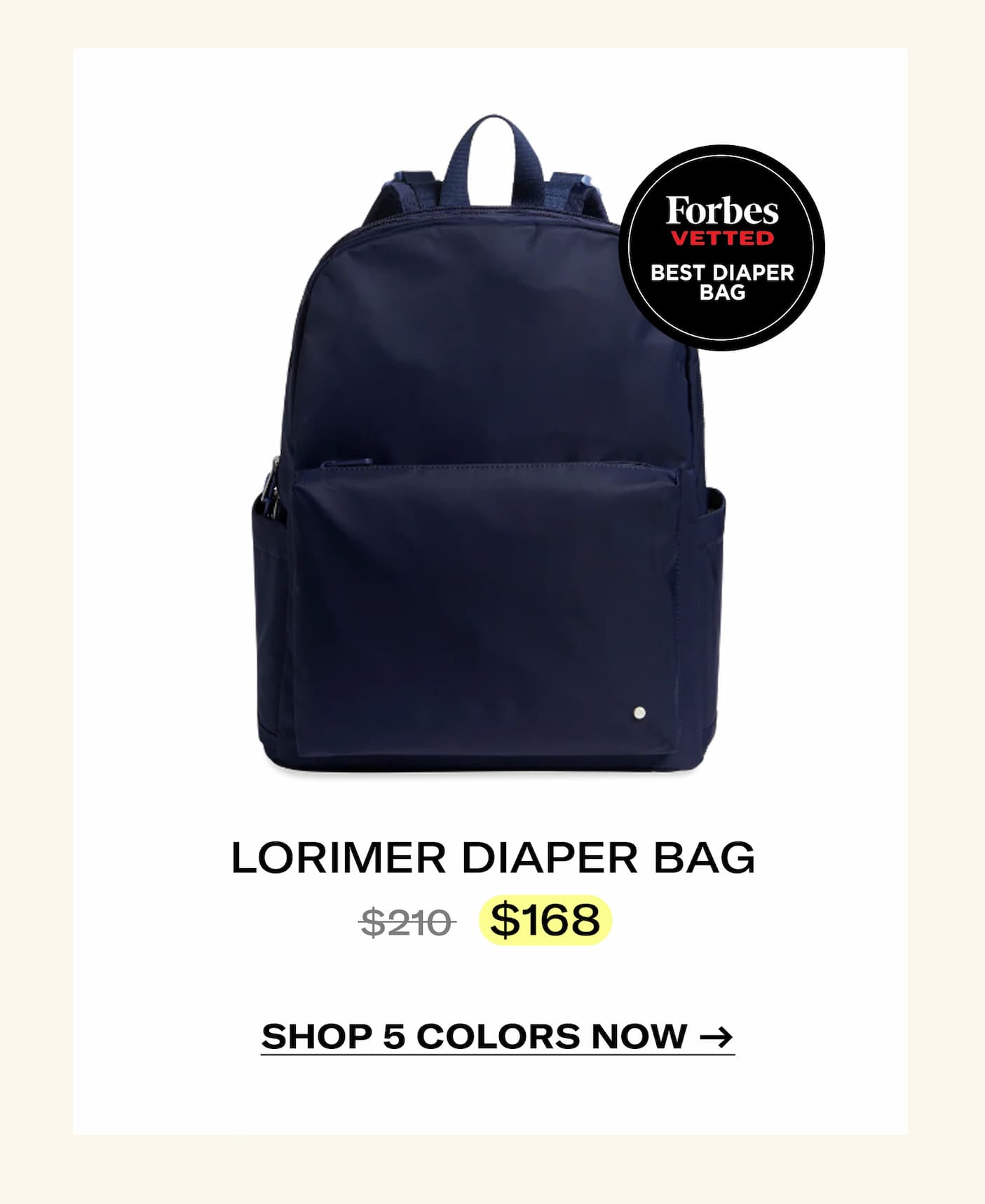 Lorimer Diaper Bag SHOP NOW