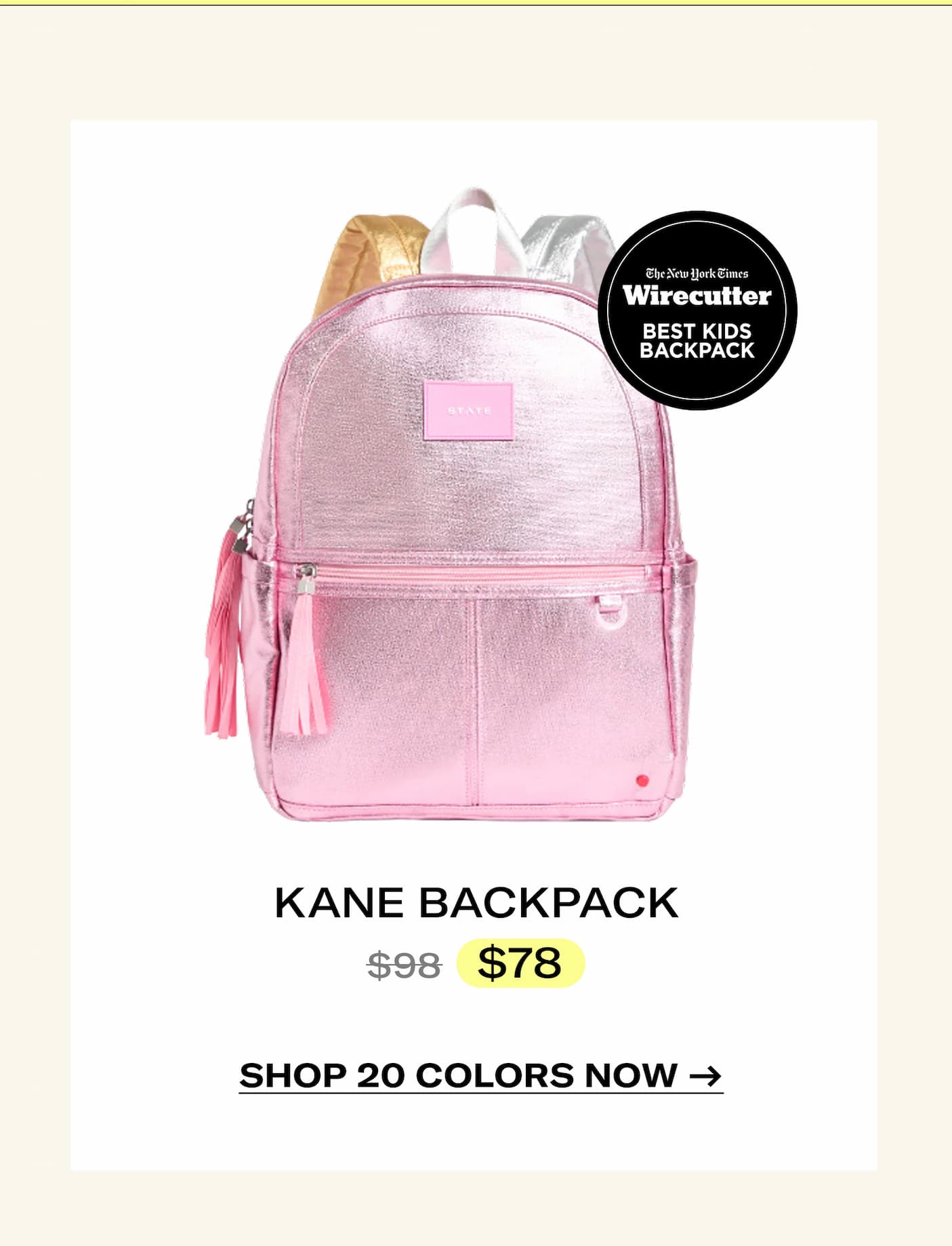Kane Backpack SHOP NOW
