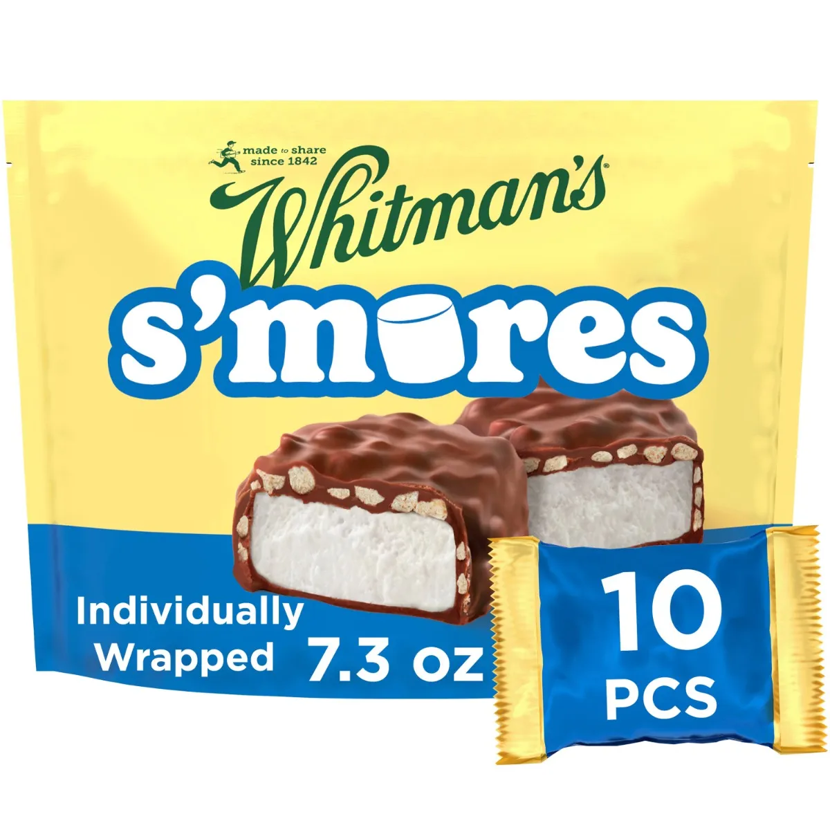 Whitman's Milk Chocolate Classic Smores Bag, 7.3 oz bag