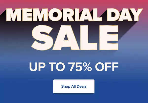 One day sale. Up to 75% off. Shop all deals.