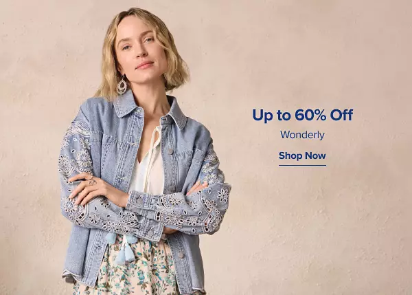 Up to 60% off wonderly