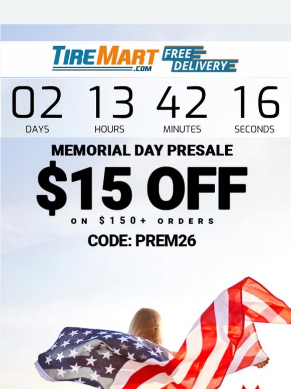⏰Last Call to Save $15 Before Memorial Day!