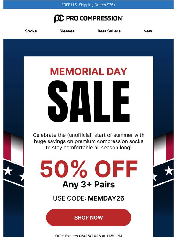 Memorial Day Sale is LIVE! 🌟