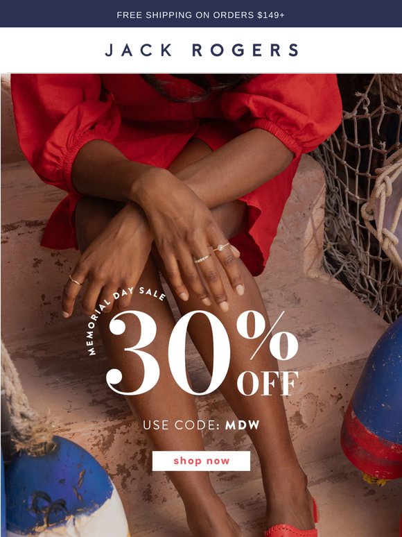 30% OFF SITEWIDE STARTS NOW