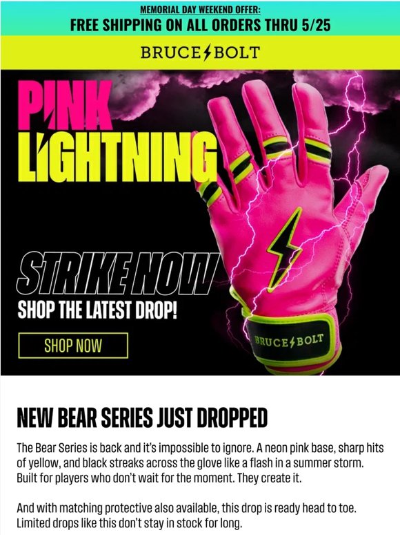 Just Dropped: Pink Lightning ⚡