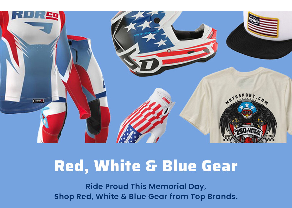 Red, White & Blue Gear