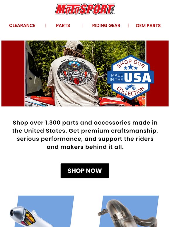 Built Here. Built to Win: Made in USA Upgrades