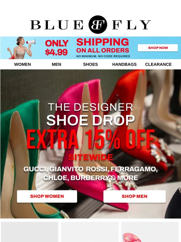 Luxe 👠 Blowout Sale! EXTRA 15% OFF All Styles