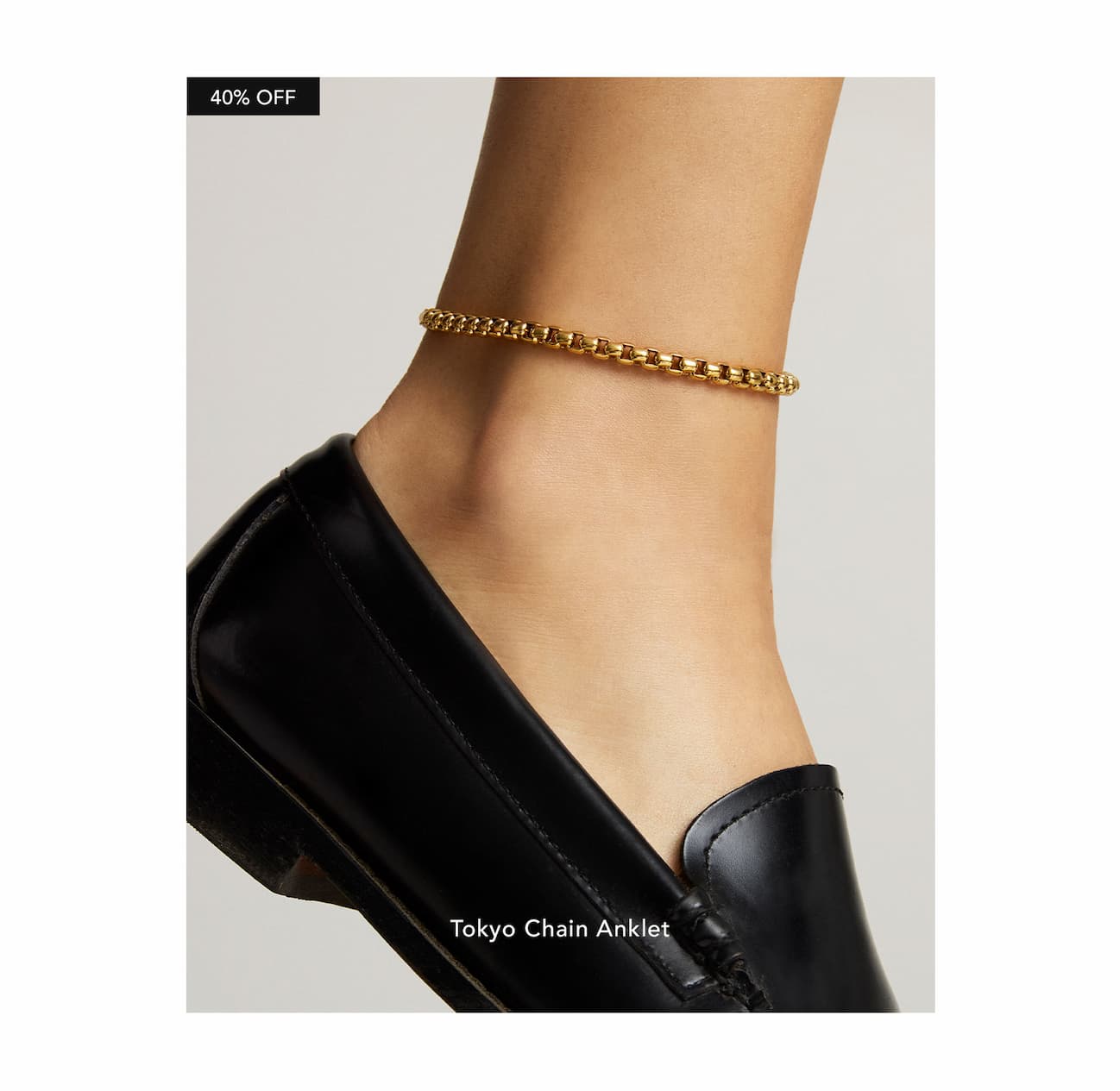 Tokyo Chain Anklet.