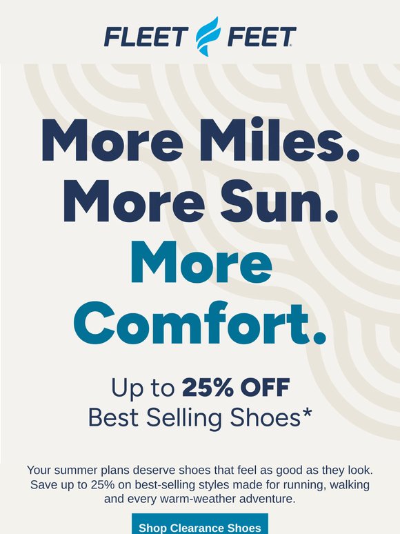 Up to 25% off best-selling shoes