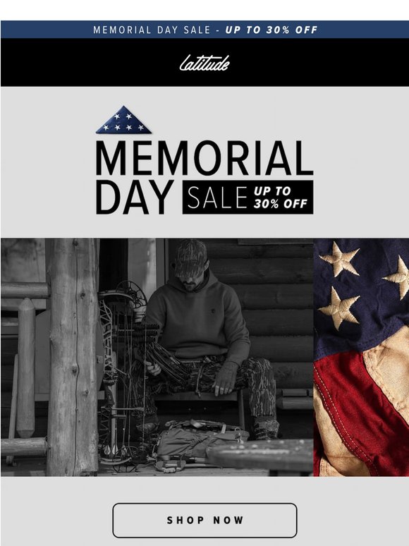 Memorial Day Sale Starts Now