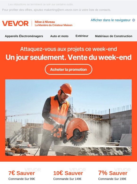 Offres du week-end : Jusqu'à 20% de réduction
