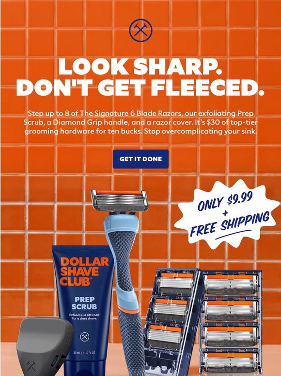 Elite shave. Dumb price.
