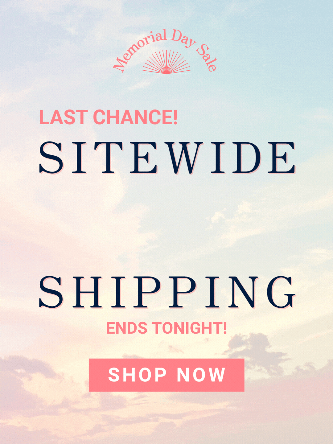 Sitewide Free Shipping Sale!