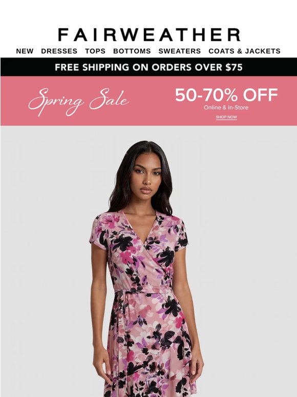 🛍️ Don't Miss Out on 50-70% Off New Styles!