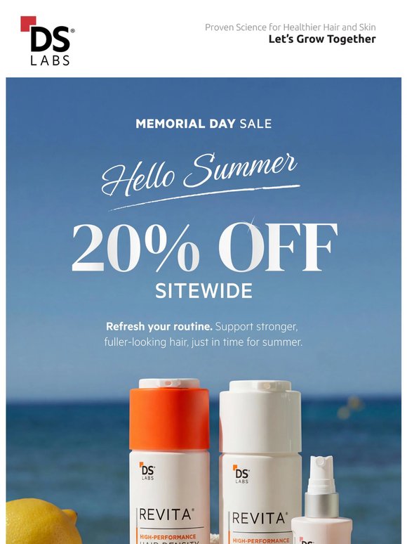 20% Off Everything—Starts Now