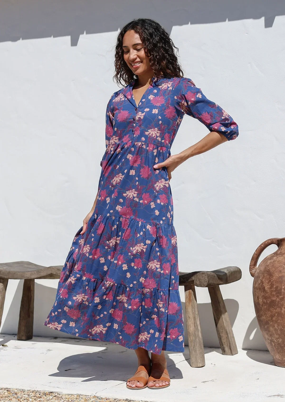 Image of Moonflower Tiered Maxi Dress