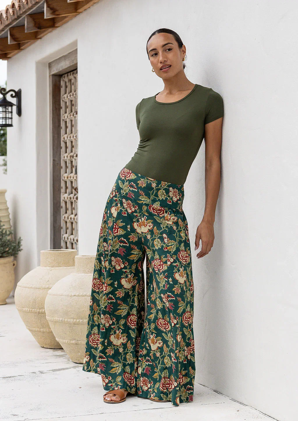 Image of Flower Pants Wild Garland