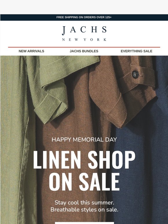 Early Access: Up to 40% off our Linen Shop
