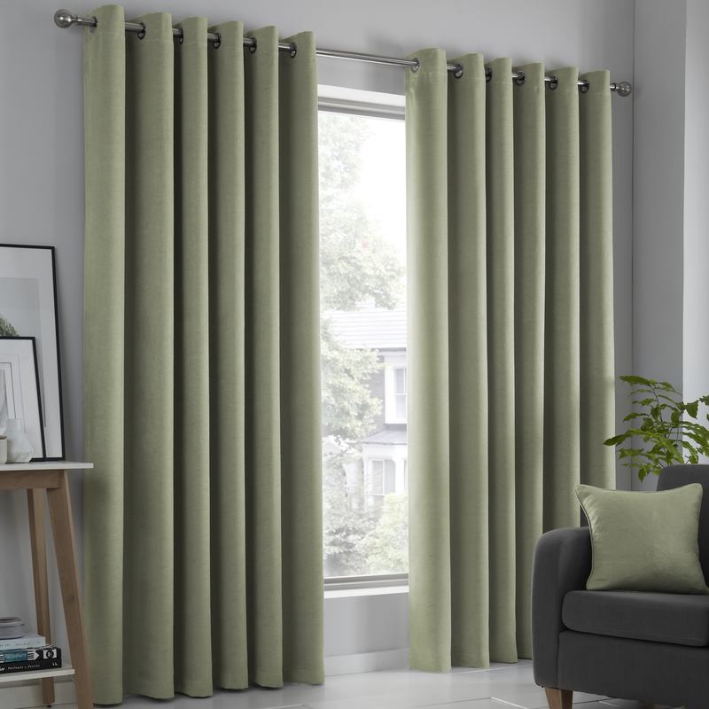 Fusion Strata Woven Dimout Curtains