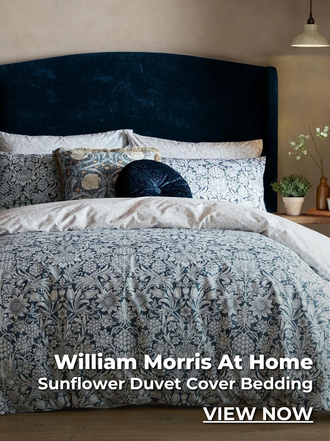 William Morris At Home Sunflower Duvet Cover Bedding