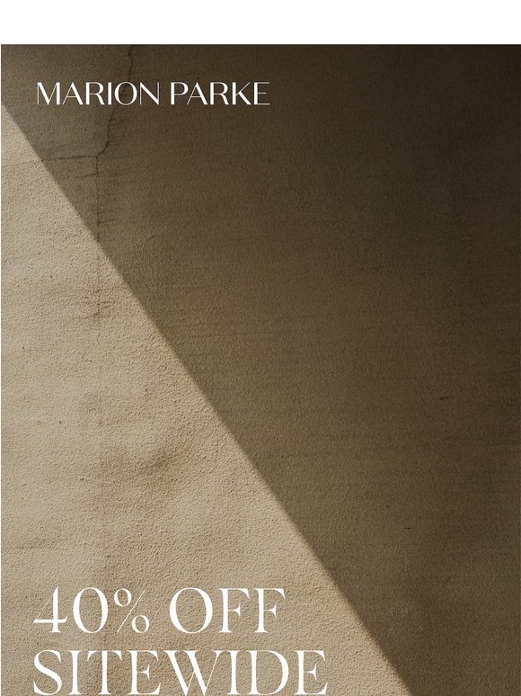 40% Off Sitewide Starts Now
