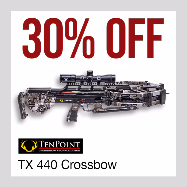 TenPoint TX 440 Crossbow with Evo-X Elite Black ACUslide Maxx Vektra