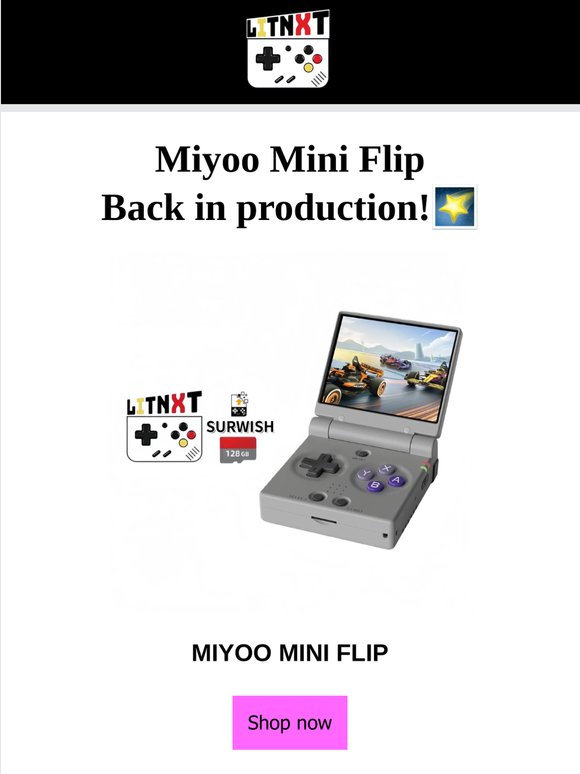 🔥🌡️ Miyoo Mini Flip is back in production!!