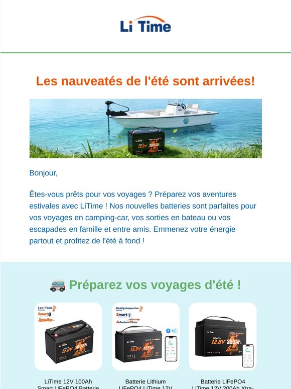 -8% sur les nouveautés de l’été – Offre limitée !