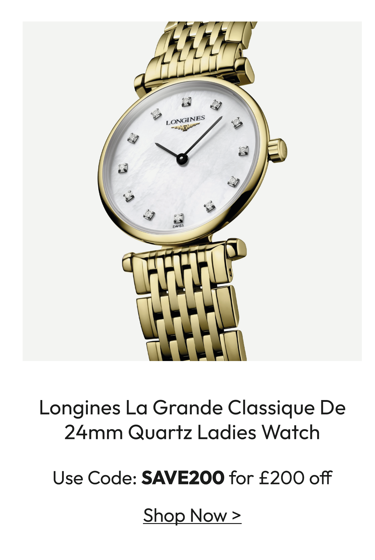 Longines La Grande Classique De 24mm Quartz Ladies Watch L42092878