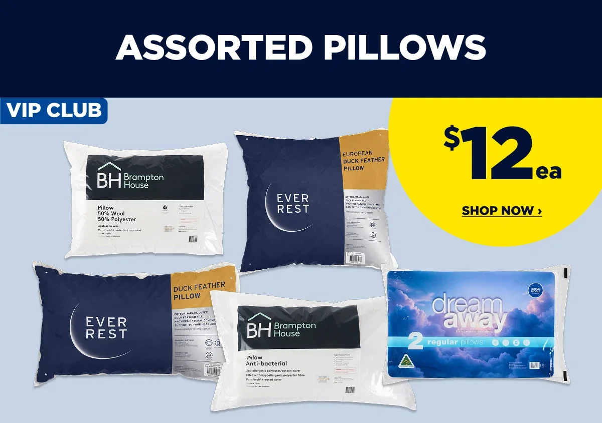 ASSORTED PILLOWS