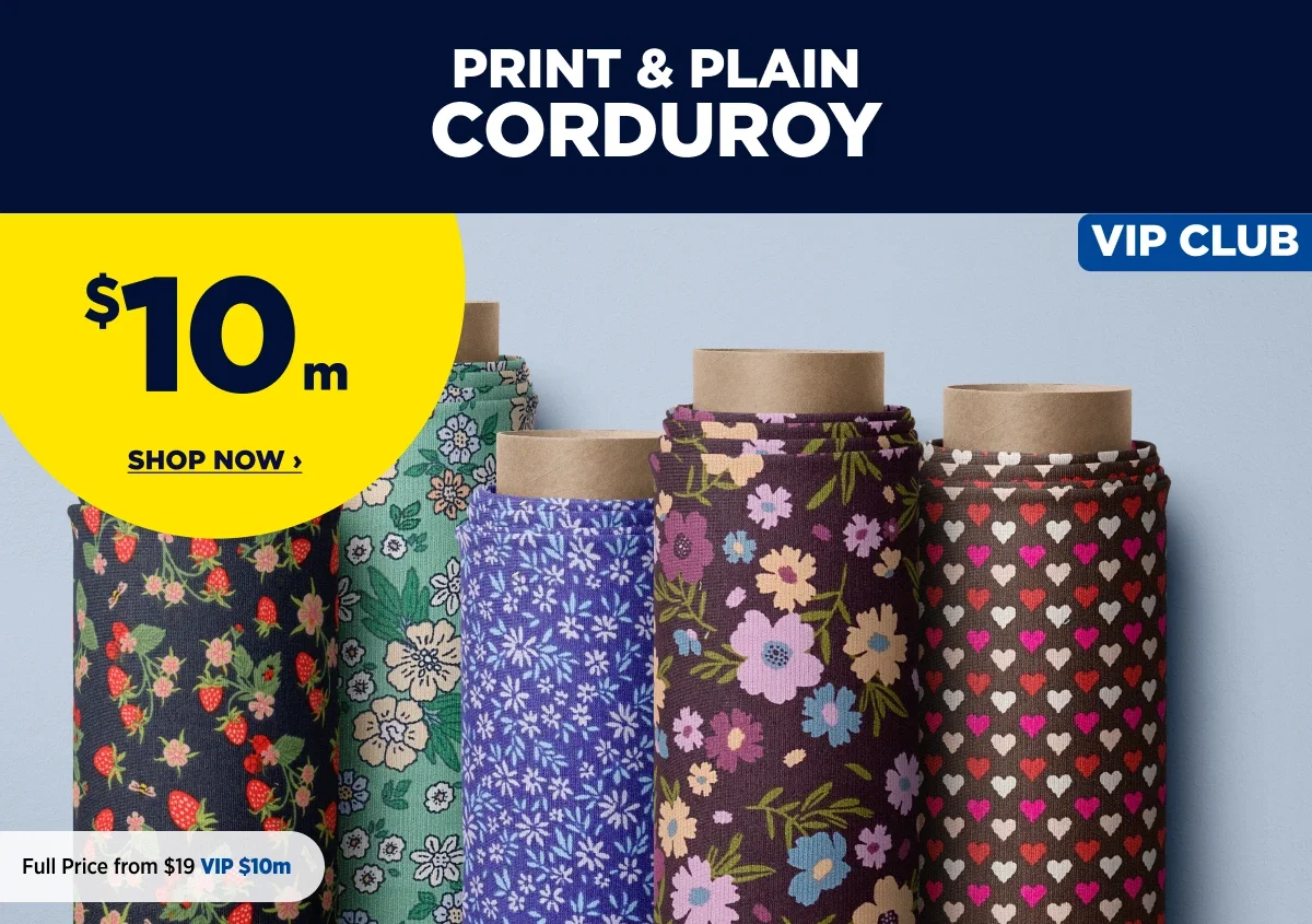PRINT & PLAIN CORDUROY