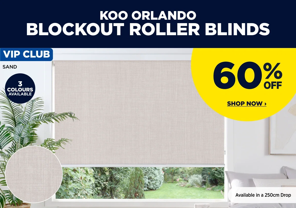KOO ORLANDO BLOCKOUT ROLLER BLINDS
