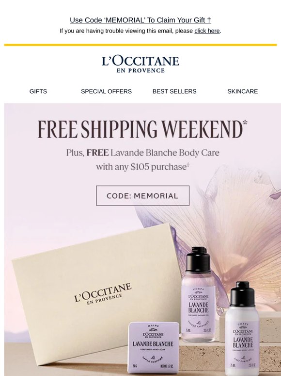 Happy Free Shipping Weekend