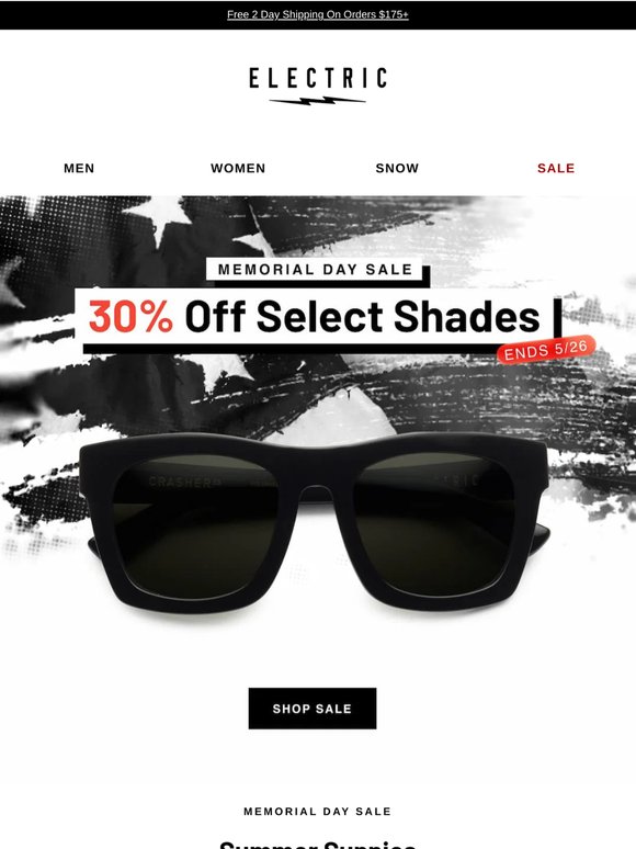 30% Off: Memorial Day Sale 🇺🇸🌞