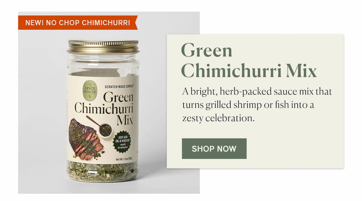 green chimichurri mix