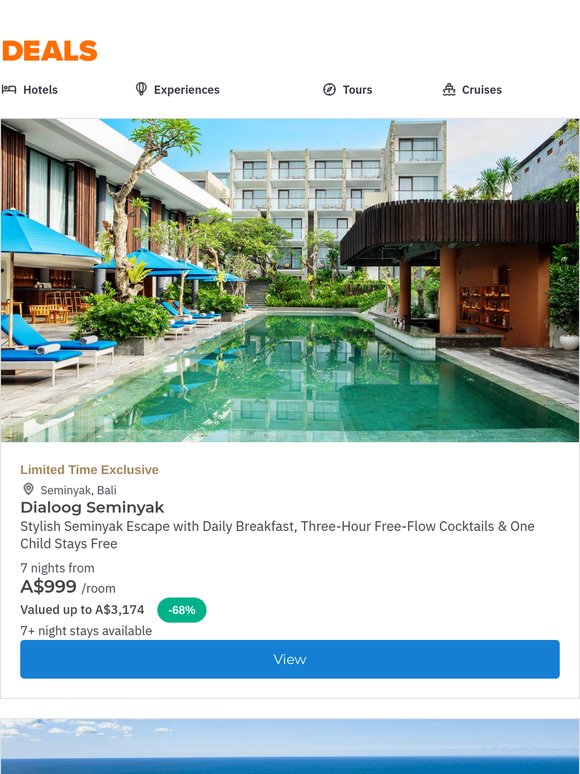 Stylish Seminyak Escape w. Daily Breakfast & Daily Three-Hour Free-Flow Cocktails