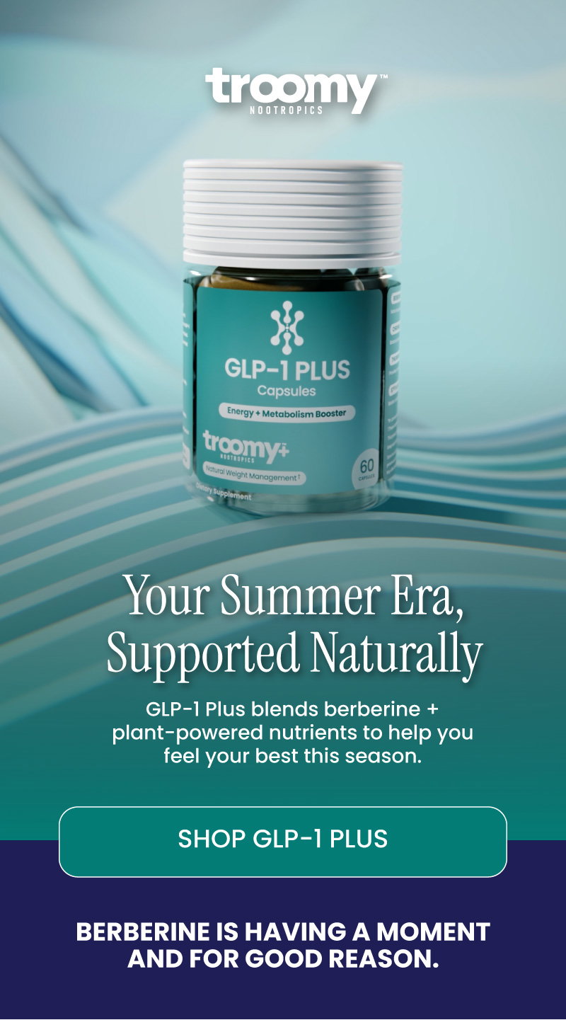 Berberine - Summer Body - Weight Loss - Metabolism Booster - Natural Weight Management - Glp-1 - Troomy Nootropics in Whittier, CA