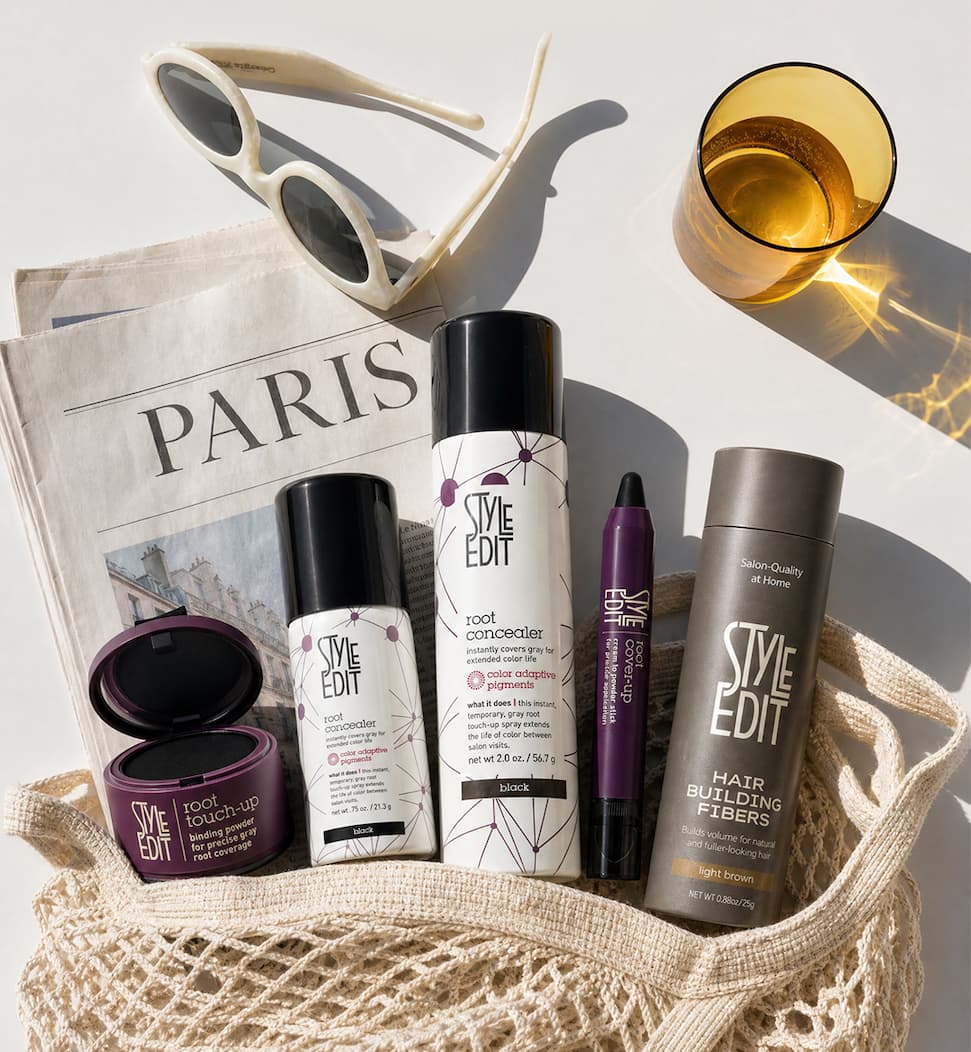 Style Edit Root Concealers and Hair Building Fibers