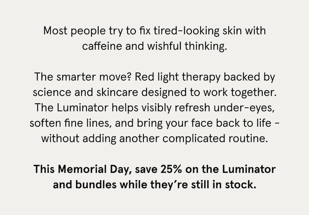 25% Off The Luminator LED Eye Mask
