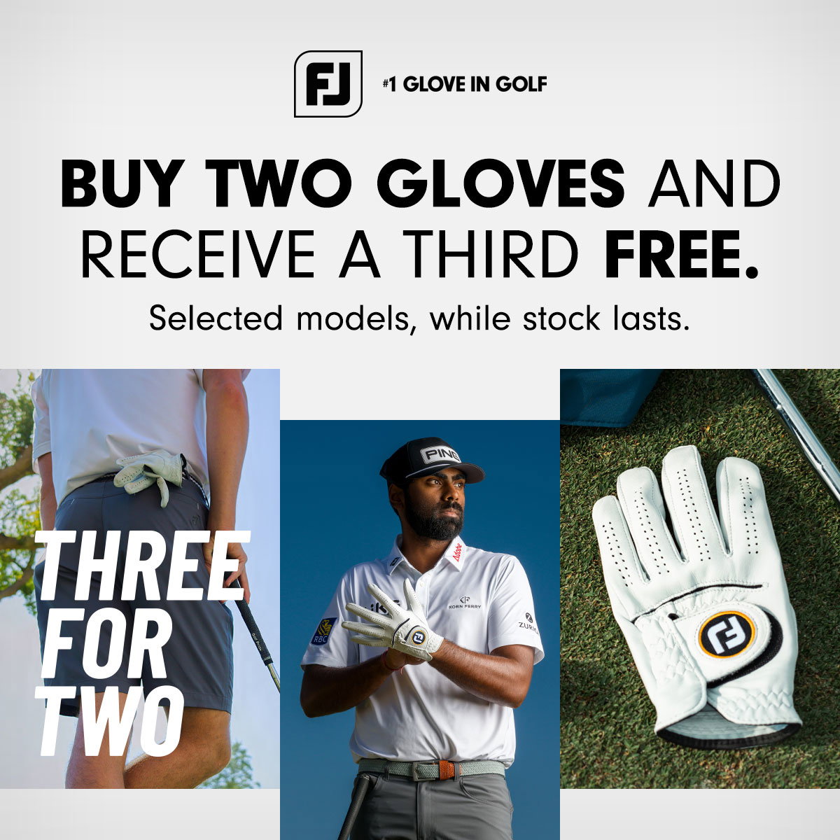 FootJoy 3 For 2 Gloves