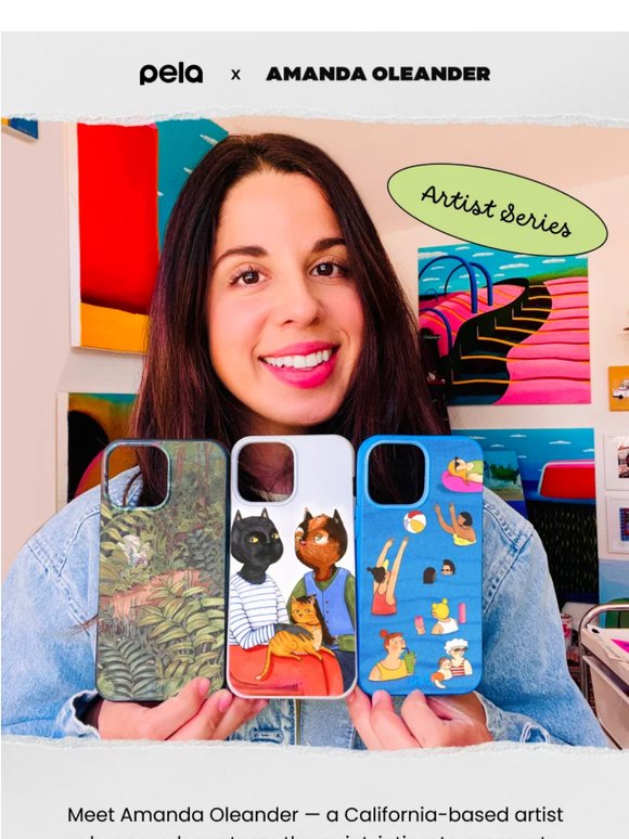 ARTIST COLLAB: Pela x Amanda Oleander 💙