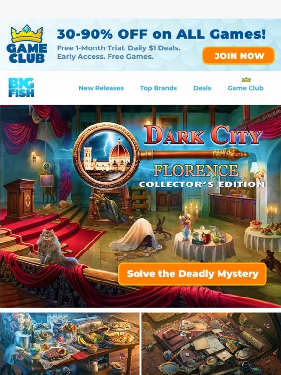 ⚜️Now Released! Dark City: Florence Collector's Edition 🎭